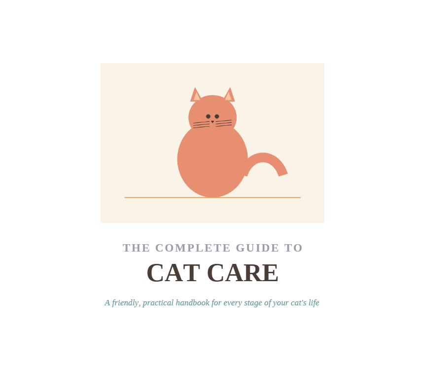 The Complete Guide to Cat Care