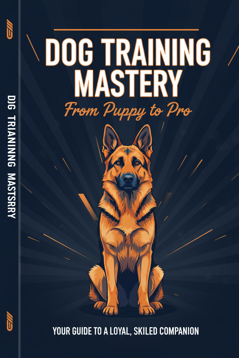 Dog Training Mastery From Puppy to Pro - Ebook Cover